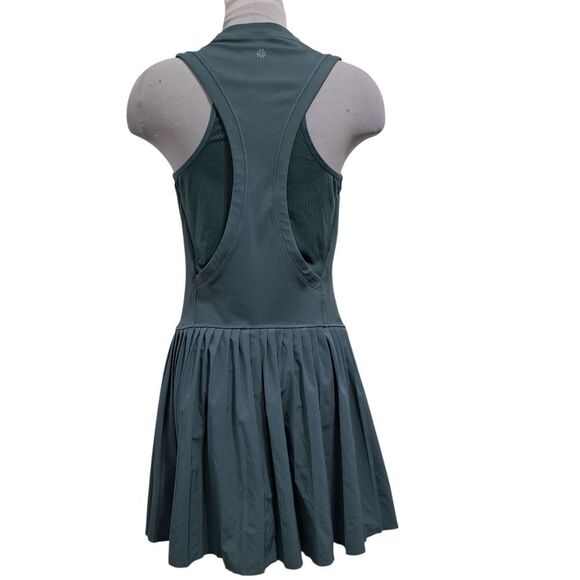 Athleta Advantage Activewear Golf Tennis Running Mini Dress Deep Ocean Teal Med - Picture 5 of 15
